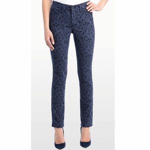 NYDJ Blue Jade Jacquard Print Legging